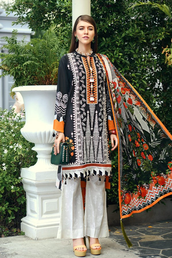 Auj Fleur De Luxe Lawn`20 D#09