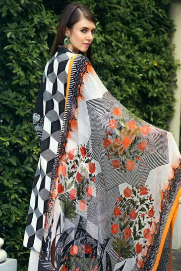 Auj Fleur De Luxe Lawn`20 D#09