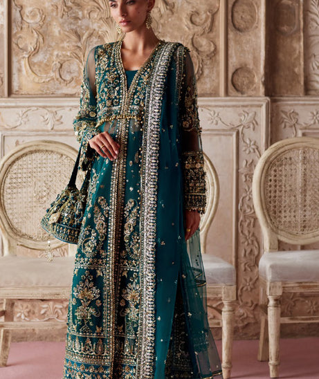 Zaha Gossamer Unstitched Wedding Festive`25 (D#05)