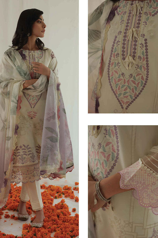 Aabyaan Aarzu Luxury Lawn`22 AA#07