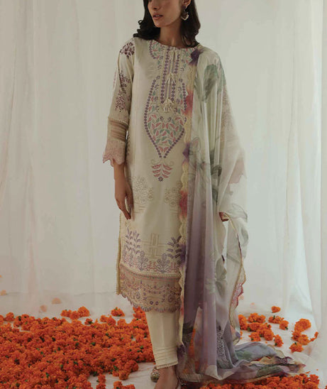 Aabyaan Aarzu Luxury Lawn`22 AA#07