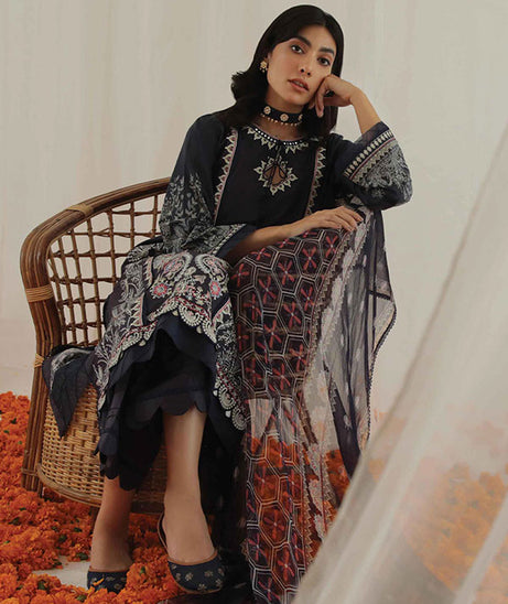 Aabyaan Aarzu Luxury Lawn`22 AA#09