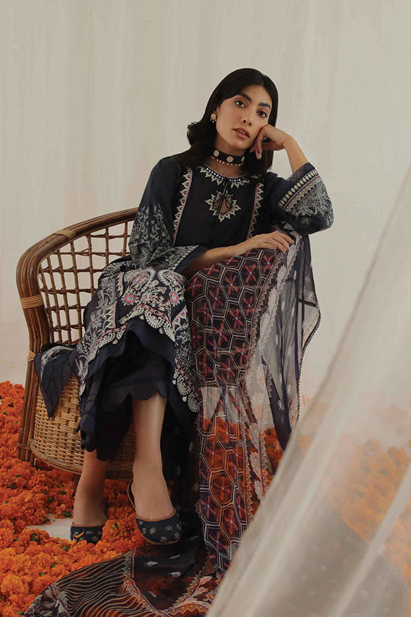 Aabyaan Aarzu Luxury Lawn`22 AA#09