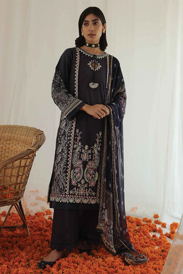 Aabyaan Aarzu Luxury Lawn`22 AA#09