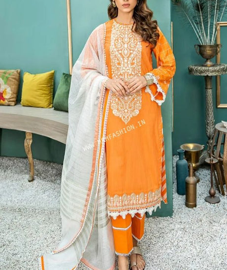Aabyaan Luxury Lawn'21 AL#8