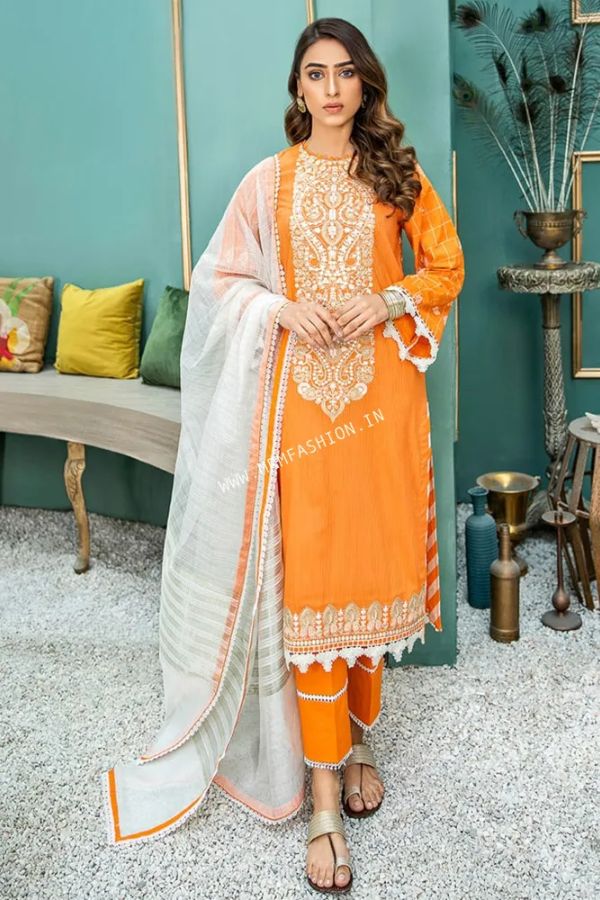 Aabyaan Luxury Lawn'21 AL#8