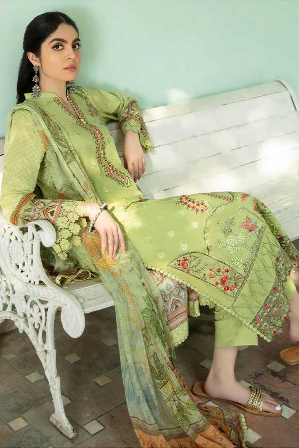 Aabyaan luxury lawn Collection'22 AL#01
