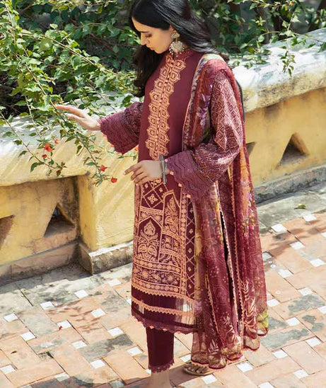 Aabyaan luxury lawn Collection'22 AL#06