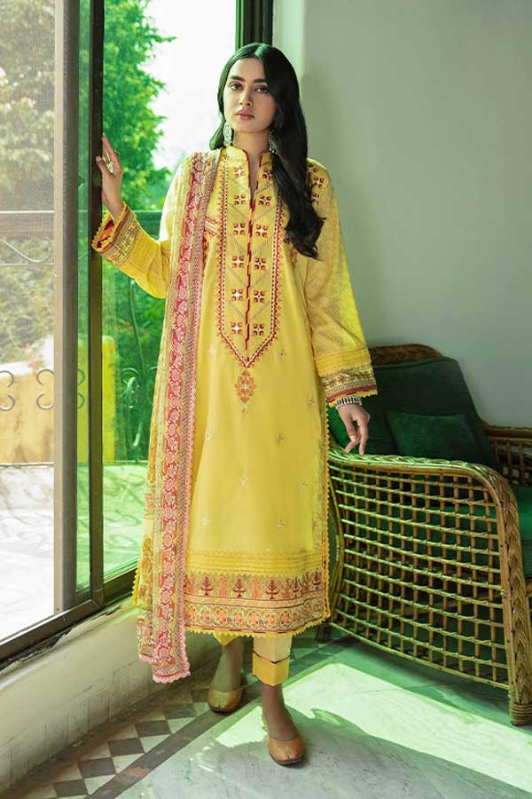 Aabyaan luxury lawn Collection'22 AL#07