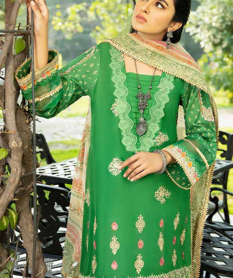 Aabyaan luxury lawn Collection'22 AL#12