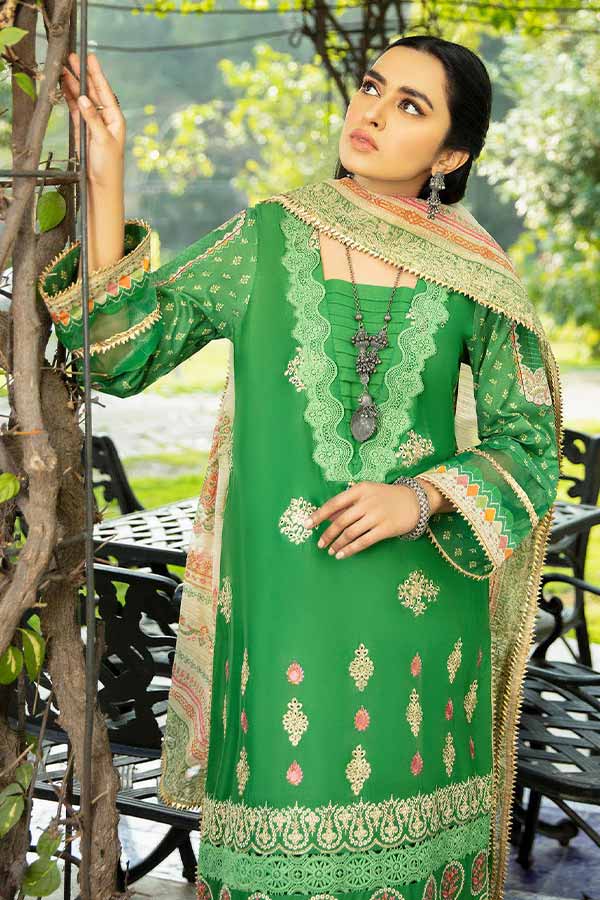 Aabyaan luxury lawn Collection'22 AL#12
