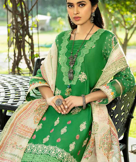 Aabyaan luxury lawn Collection'22 AL#12