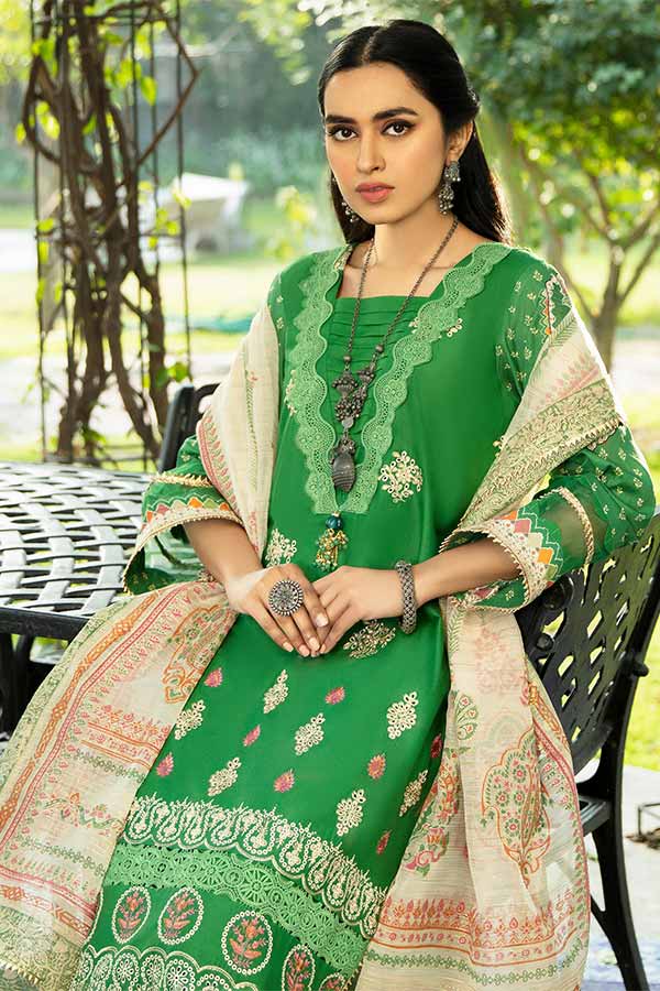 Aabyaan luxury lawn Collection'22 AL#12