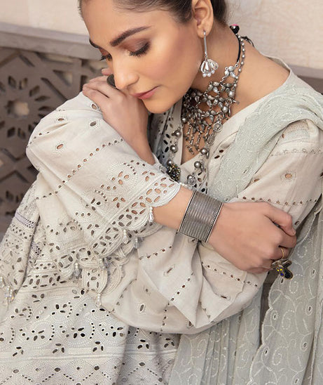 Aafreen C/Kari Emb Lawn`22 D#02 (Vol-1)