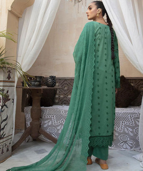 Aafreen C/Kari Emb Lawn`22 D#03 (Vol-1)
