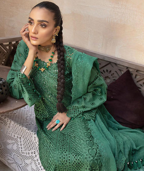 Aafreen C/Kari Emb Lawn`22 D#03 (Vol-1)