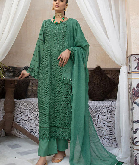 Aafreen C/Kari Emb Lawn`22 D#03 (Vol-1)