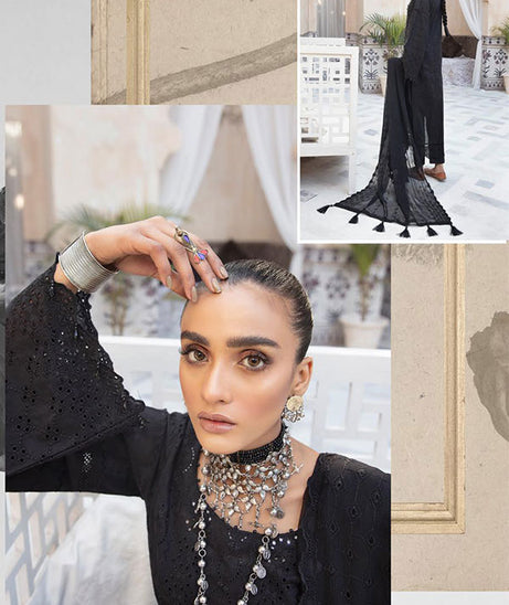 Aafreen C/Kari Emb Lawn`22 D#07 (Vol-1)