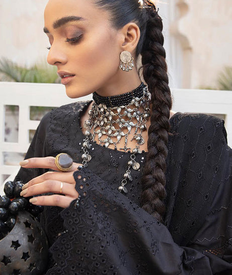 Aafreen C/Kari Emb Lawn`22 D#07 (Vol-1)