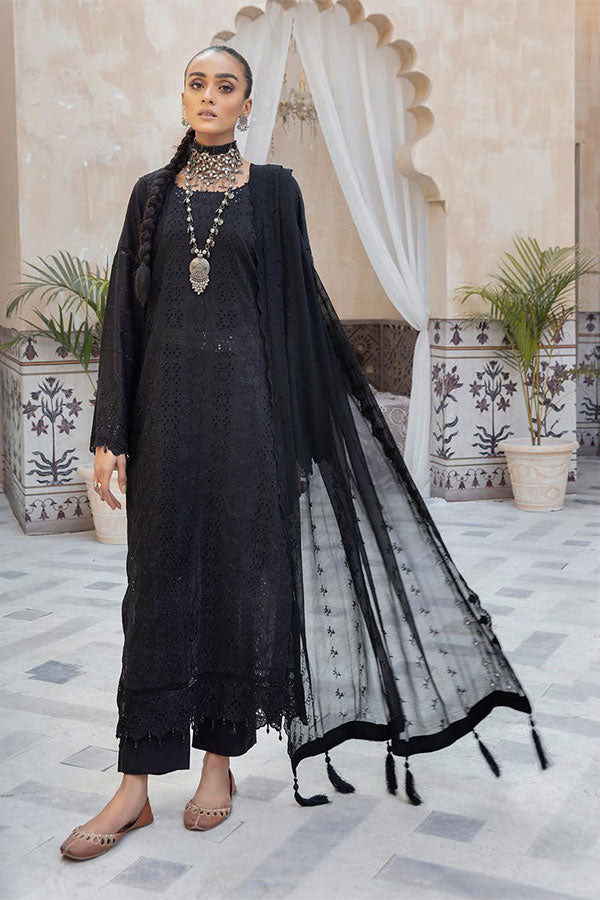 Aafreen C/Kari Emb Lawn`22 D#07 (Vol-1)