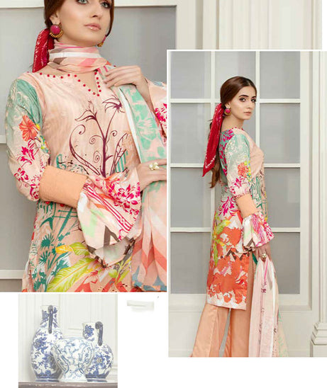 Aafreen Emb C/Kari Linen`20 (Vol-2) AF#95