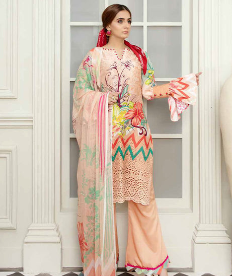 Aafreen Emb C/Kari Linen`20 (Vol-2) AF#95