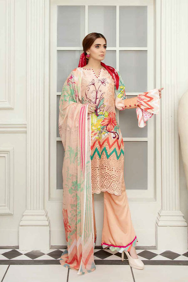 Aafreen Emb C/Kari Linen`20 (Vol-2) AF#95