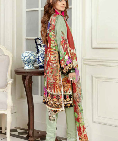 Aafreen Emb C/Kari Linen`20 (Vol-2) AF#97