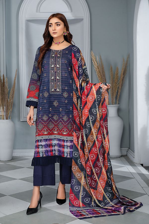 Afreen By Aalaya Emb Lawn`23 D#09