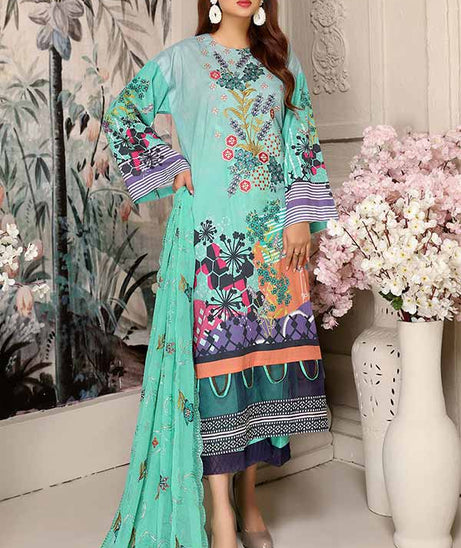 Aalaya Haniya D/Emb Lawn'22 Vol-1 D#8