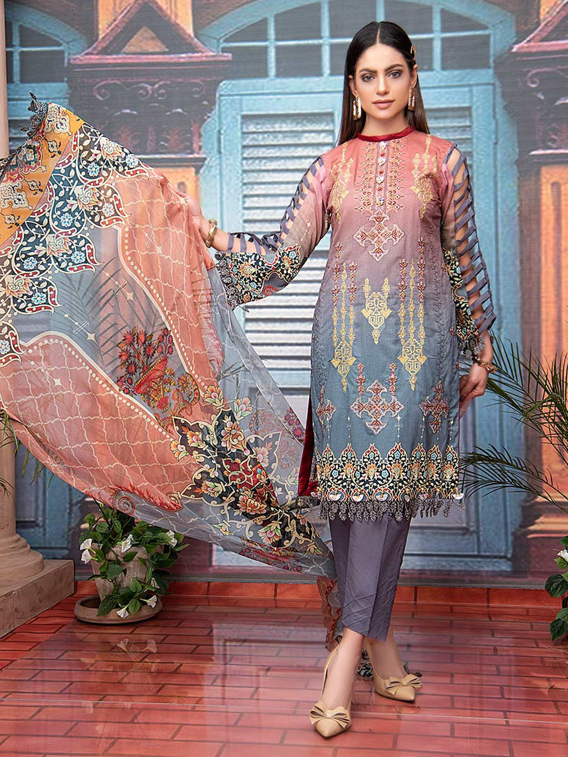 Aalaya Premium Emb Lawn`21 Vol 6 D#7