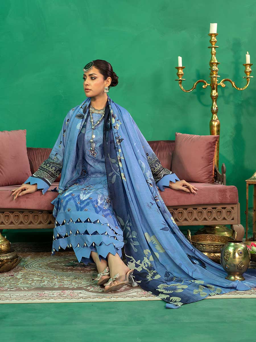 Aalaya Embellish Lawn'25 VOL-1 DES#07