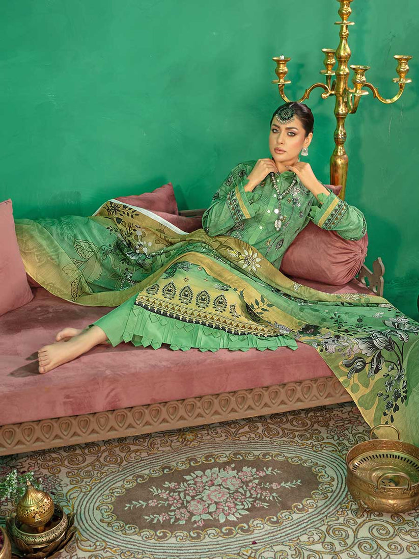 Aalaya Embellish Lawn'25 VOL-1 DES#09
