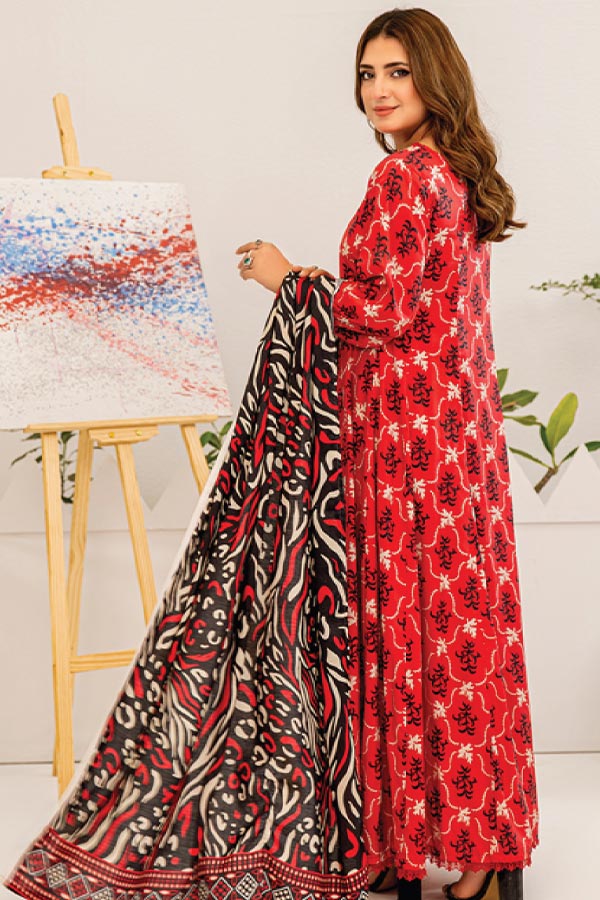 Aangan Printed Linen`24 D#01