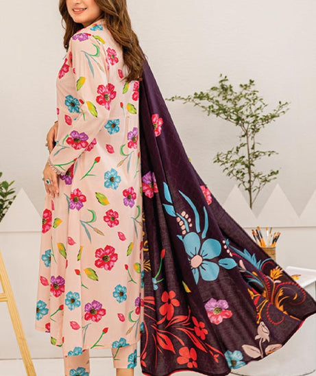 Aangan Printed Linen`24 D#02
