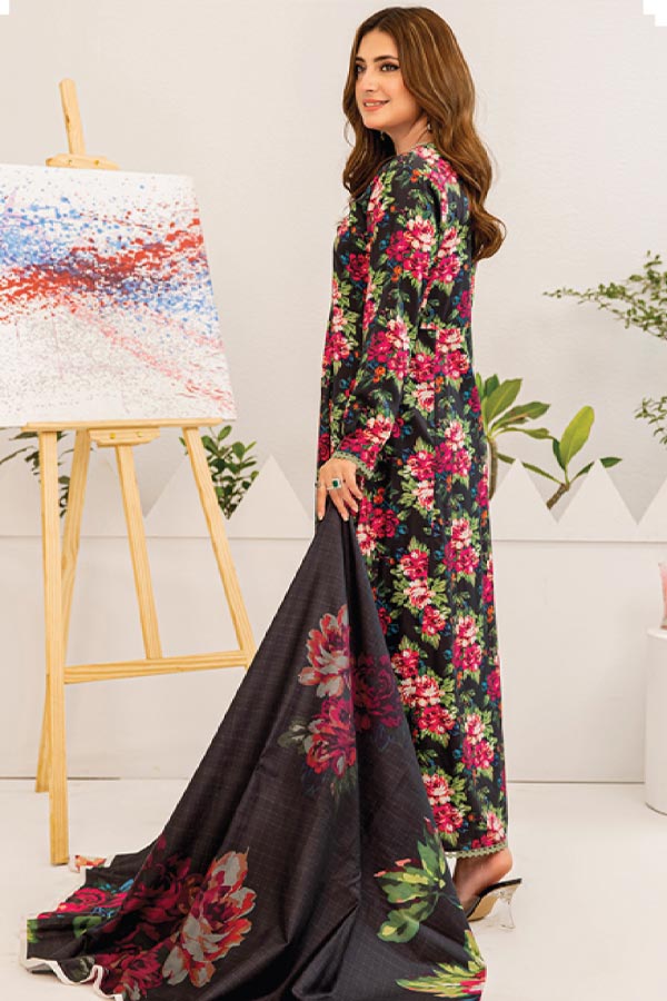 Aangan Printed Linen`24 D#03