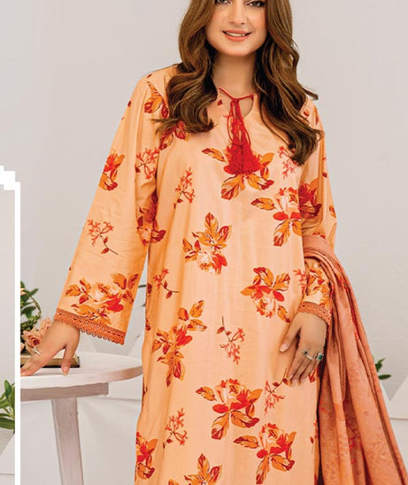 Aangan Printed Linen`24 D#04
