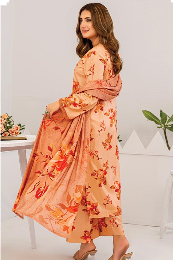 Aangan Printed Linen`24 D#04