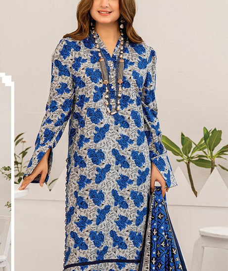 Aangan Printed Linen`24 D#05