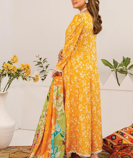 Aangan Printed Linen`24 D#07