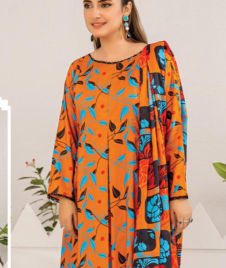 Aangan Printed Linen`24 D#09