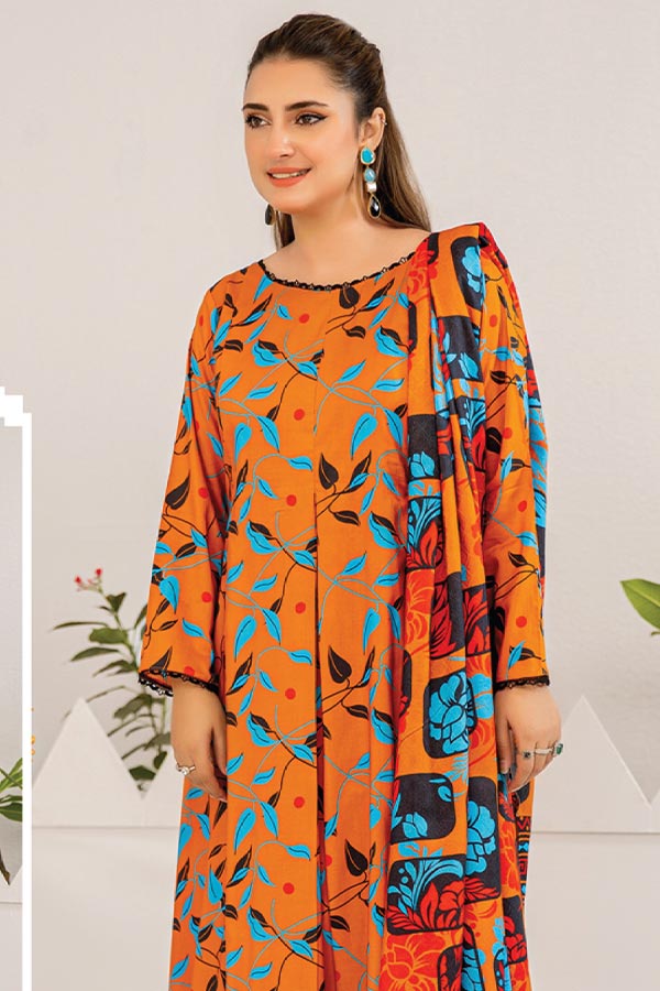 Aangan Printed Linen`24 D#09