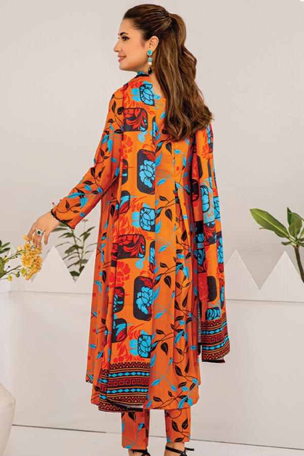 Aangan Printed Linen`24 D#09