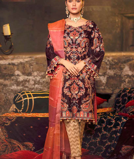 Rohtas Emb Velvet`20 Moj E Bahar