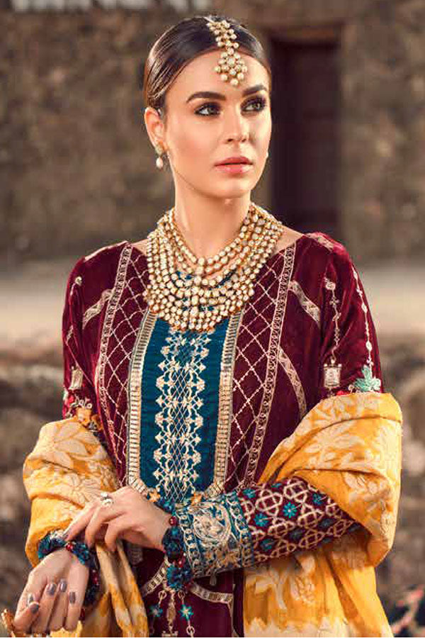 Rohtas Emb Velvet`20 Raks E Husn