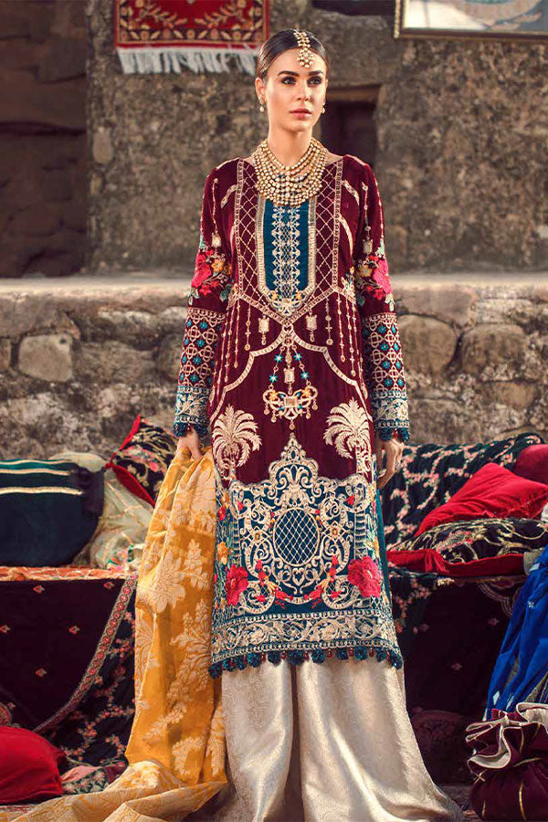 Rohtas Emb Velvet`20 Raks E Husn