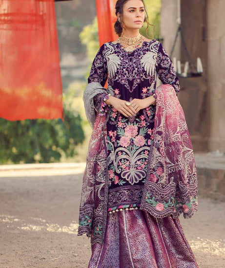 Rohtas Emb Velvet`20 Rangeeni E Nobahar