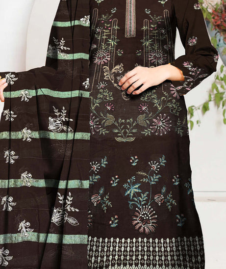 Adan Print Lawn'25 V#5255 (Chocolate)
