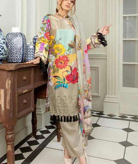 Afreen Emb Chikenkari Viscose`20 AF#100