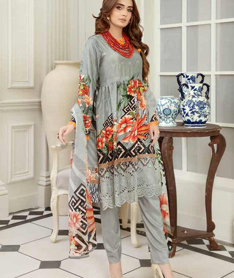 Afreen Emb Chikenkari Viscose`20 AF#96